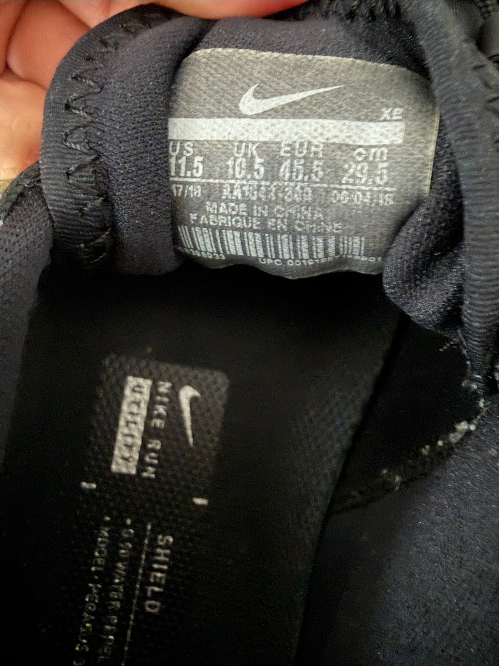 Nike Air Zoom Pegasus 35 Shield Olive Flak Size 11.5 - Picture 6 of 6